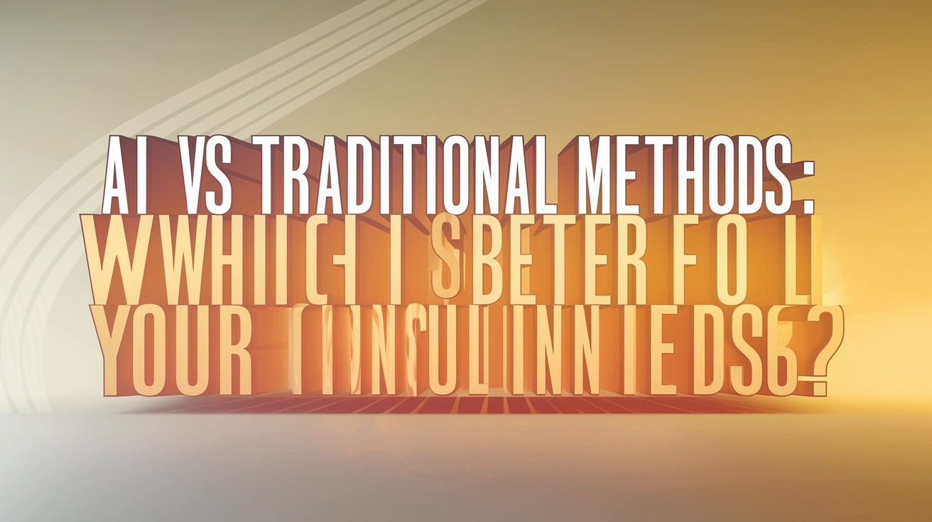 AI Vs Traditional Methods: Which Is Better For Your Consulting Needs?
