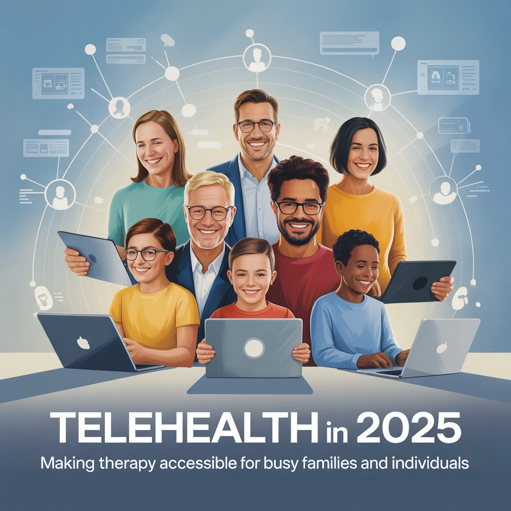 Telehealth in 2025: Making Therapy Accessible for Busy Families and Individuals