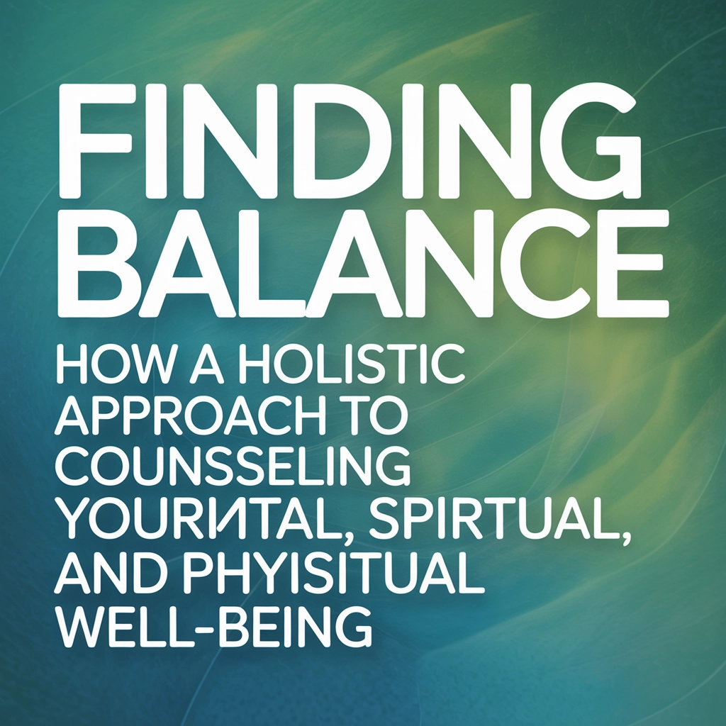 Finding Balance: How a Holistic Approach to Counseling Supports Your Mental, Spiritual, and Physical Well-Being