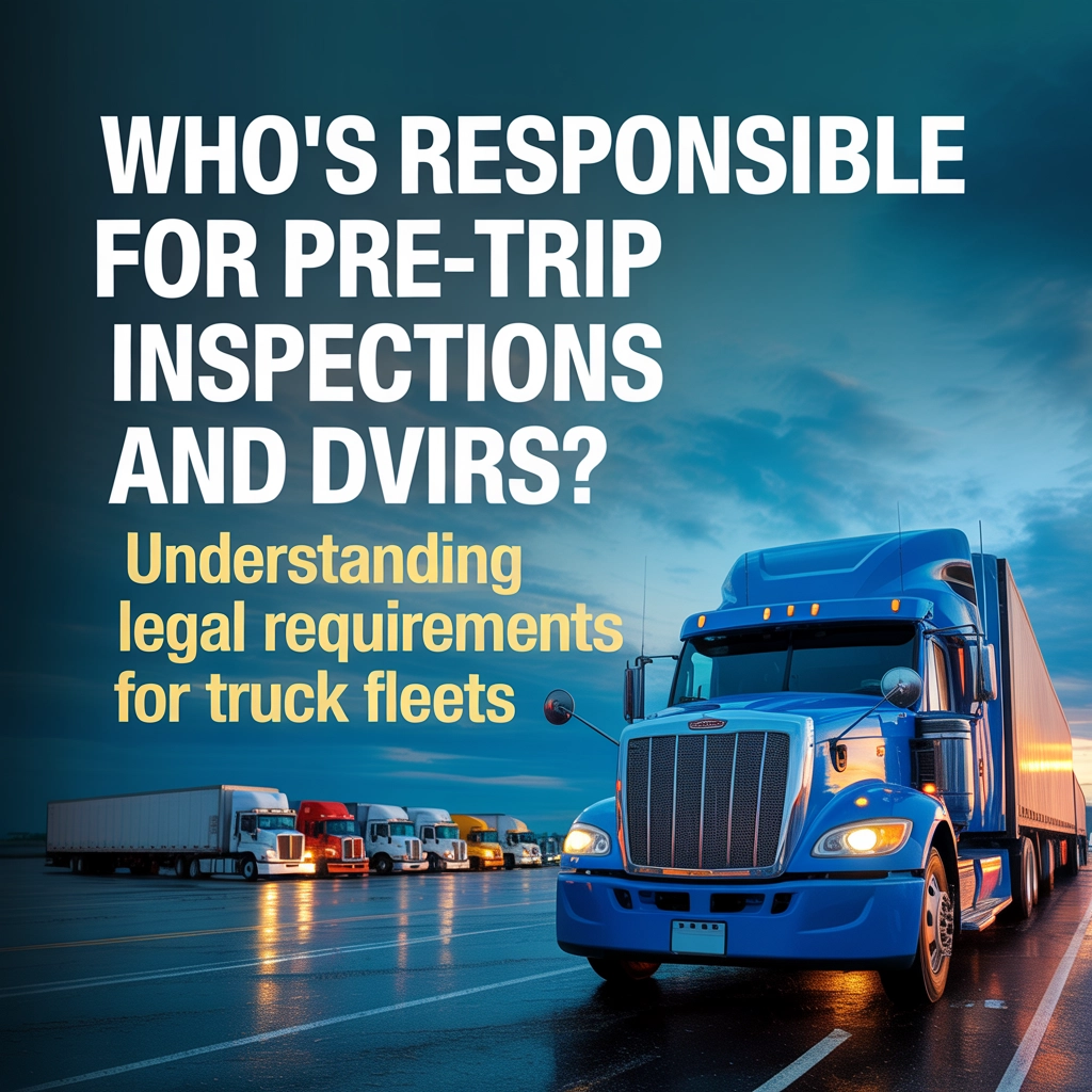 Who’s Responsible for Pre-Trip Inspections and DVIRs? Understanding Legal Requirements for Truck Fleets
