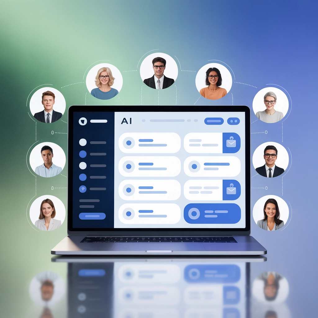 AI assistant handling client follow-ups automatically
