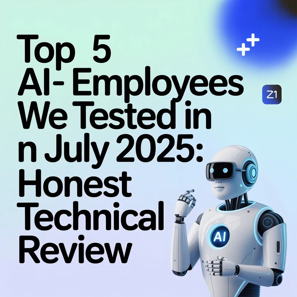AI employee platforms comparison with technical evaluation metrics