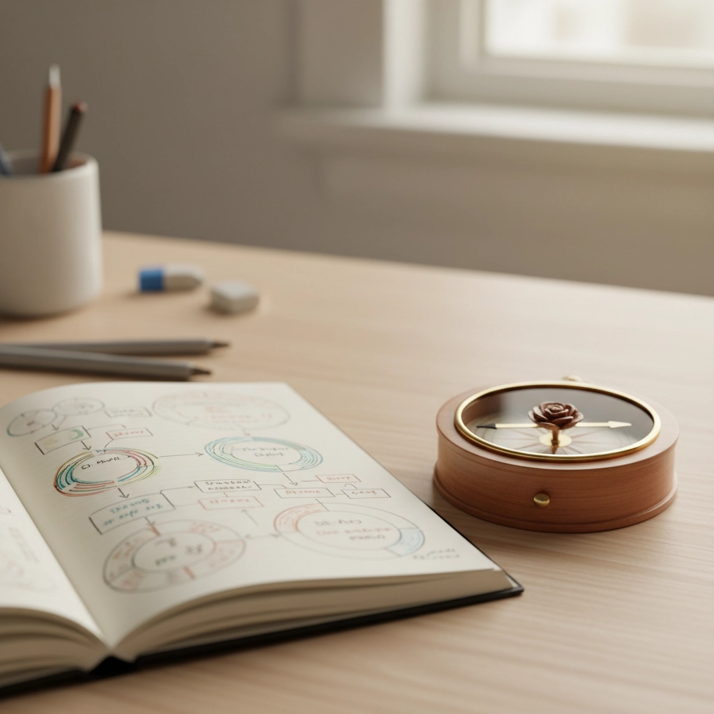 ADHD Business Compass tool by Glasgow coach