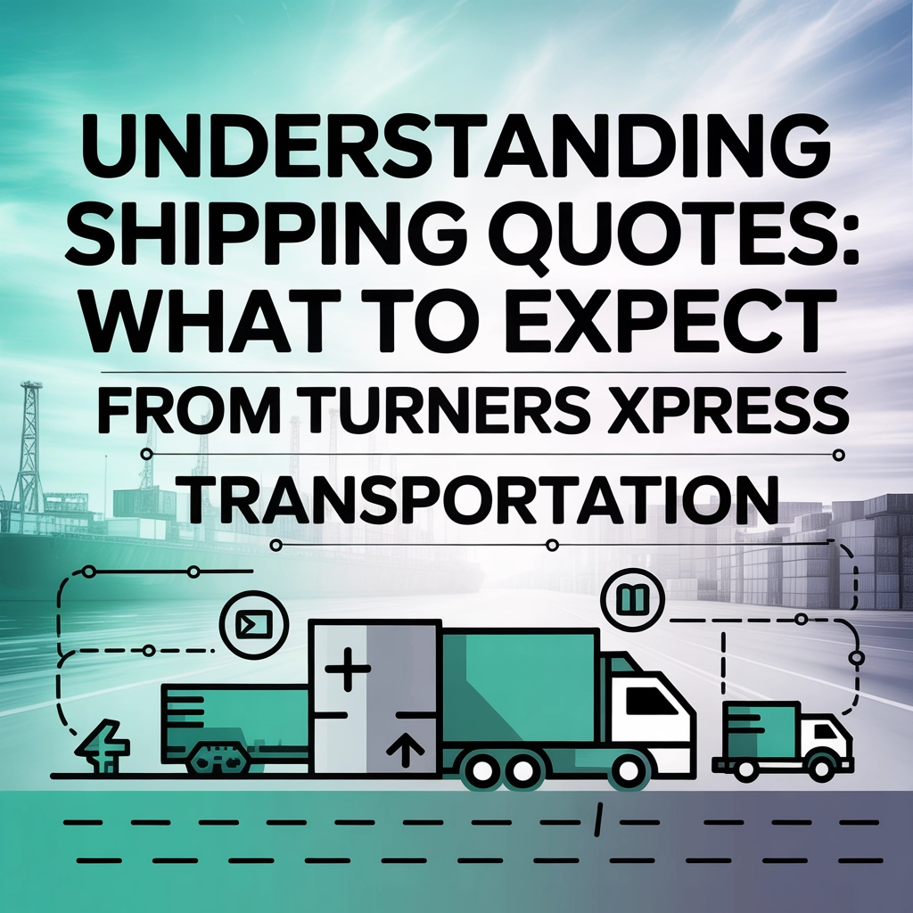 Understanding Shipping Quotes: What to Expect from Turners Xpress Transportation