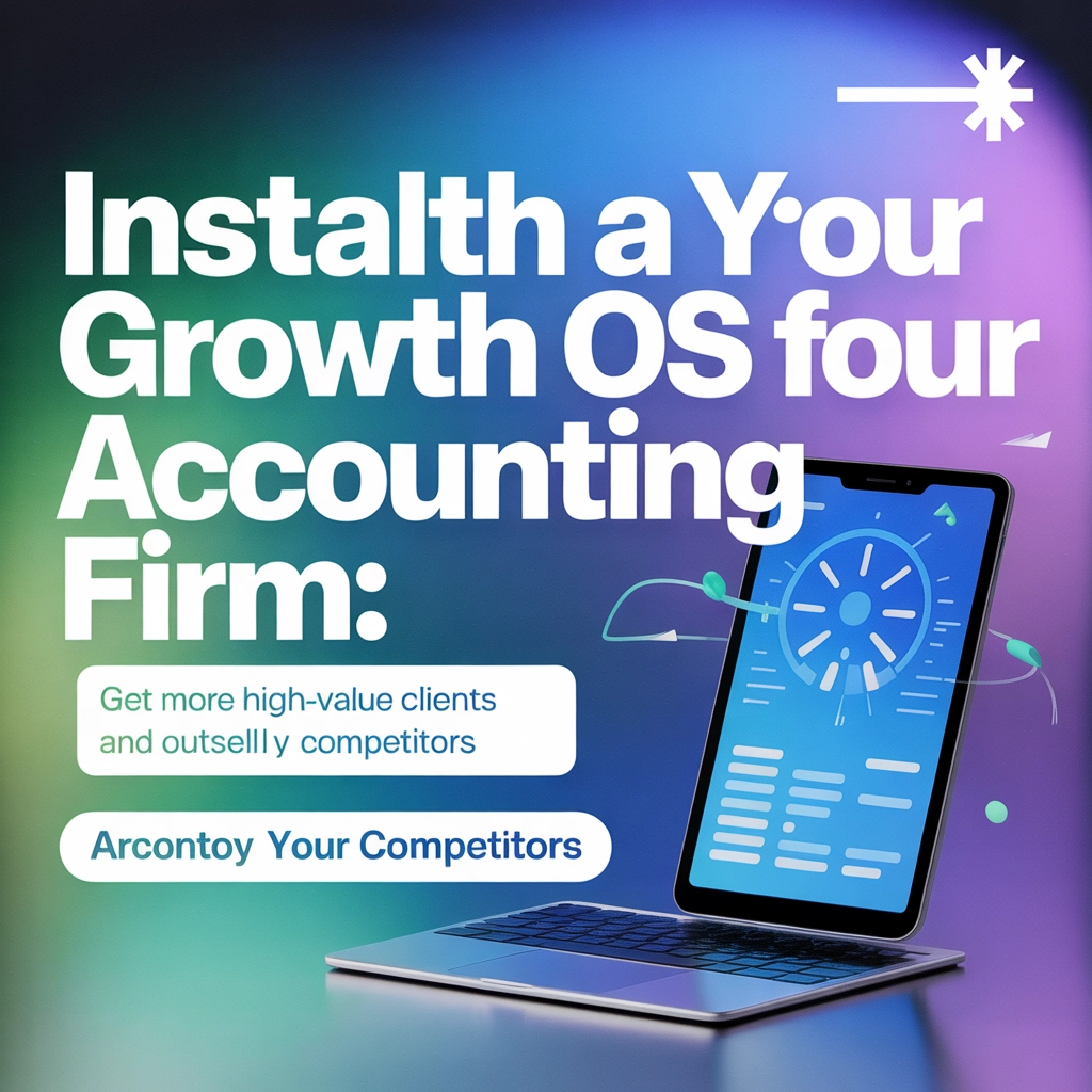Install a Growth OS for Your Accounting Firm: Get More High-Value Clients and Outsell Your Competitors