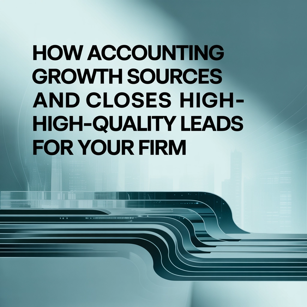 How Accounting Growth Sources and Closes High-Quality Leads for Your Firm