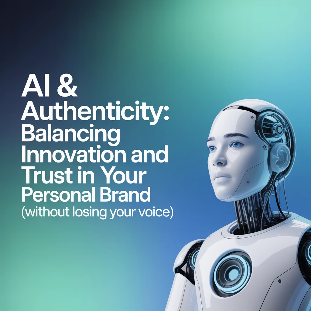 AI &; Authenticity: Balancing Innovation and Trust in Your Personal Brand (Without Losing Your Voice)