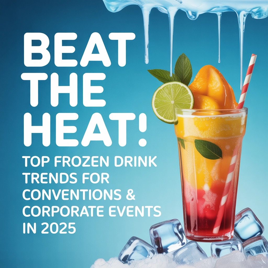 Beat the Heat: Top Frozen Drink Trends for Conventions & Corporate Events in 2025