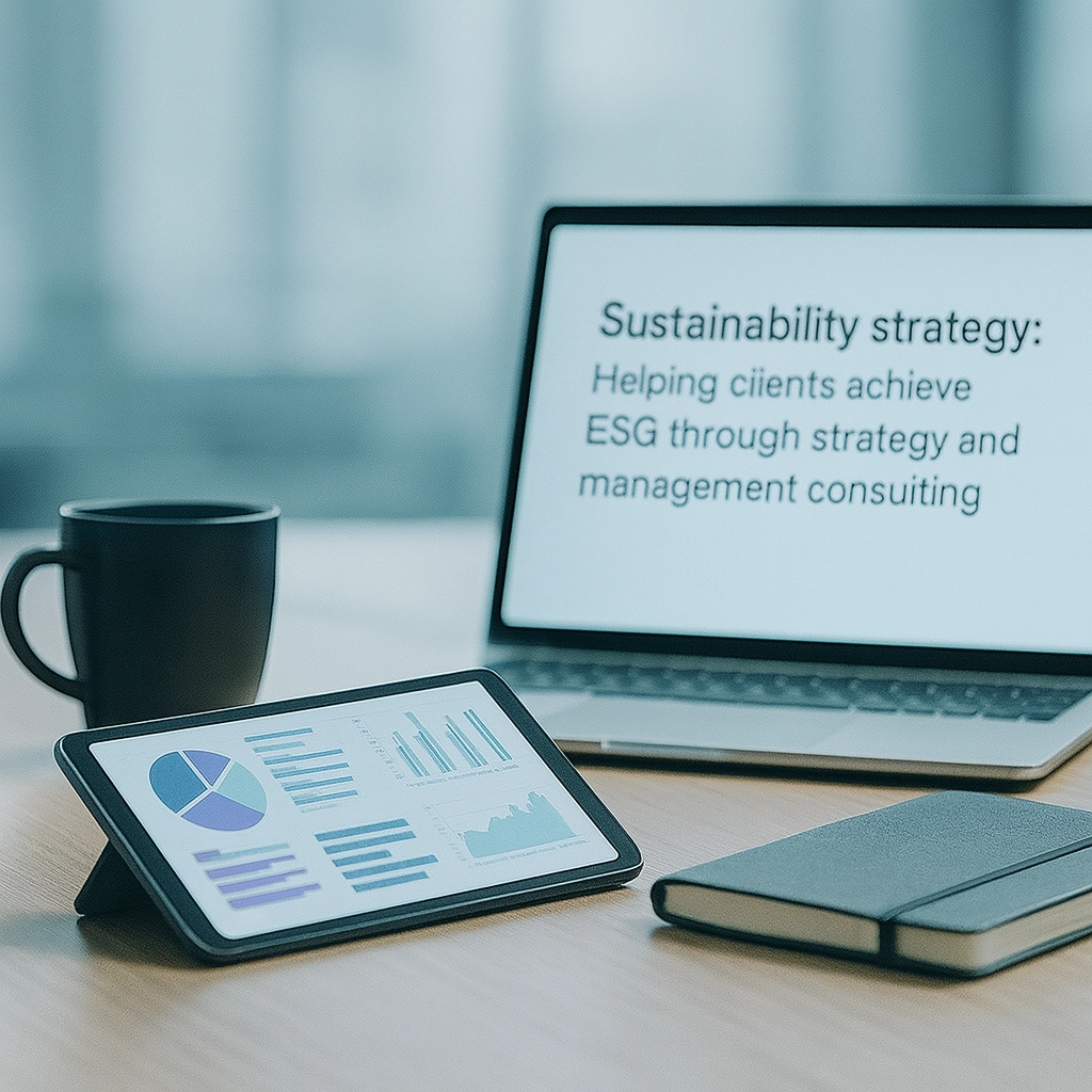 Sustainability Meets Strategy: Helping Clients Achieve ESG Goals Through Smart Management Consulting