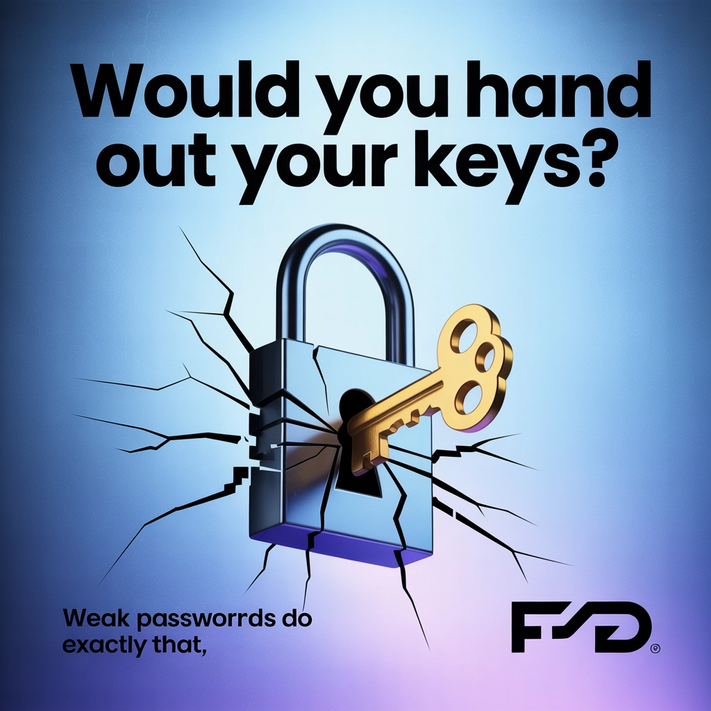 Would You Hand Out Your Keys? Weak Passwords Do Exactly That
