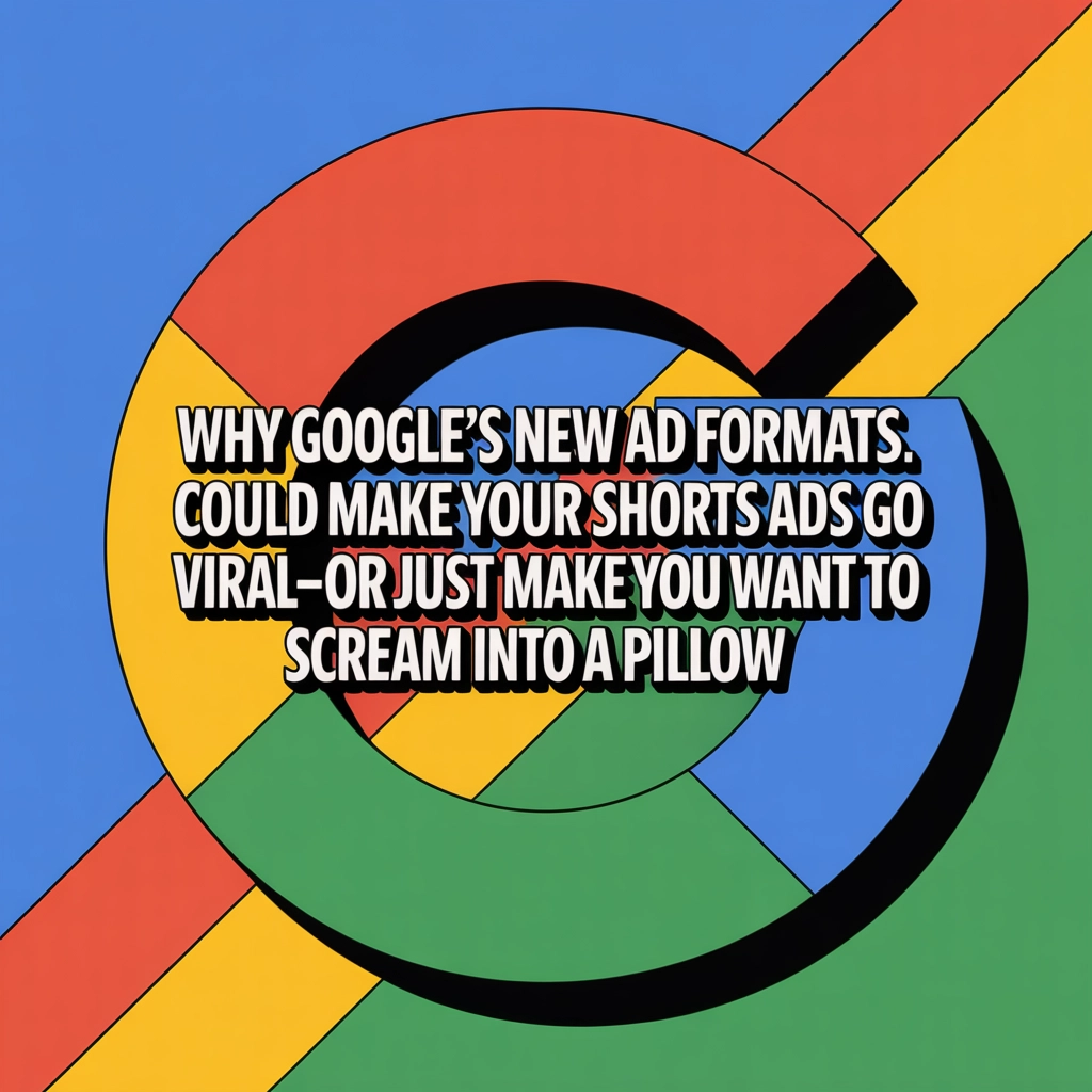 Why Google’s New Ad Formats Could Make Your Shorts Ads Go Viral—Or Just Make You Want to Scream Into a Pillow