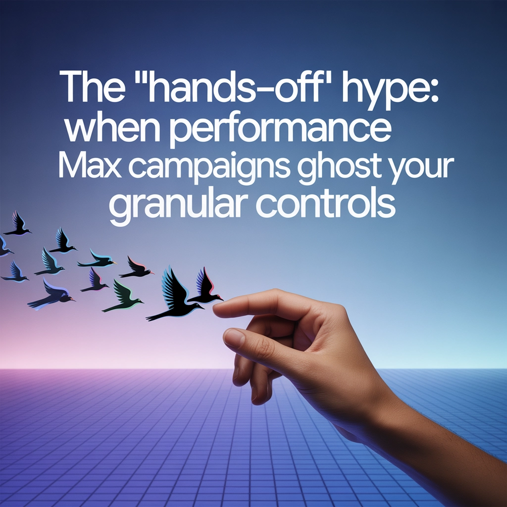 The ‘Hands-Off’ Hype: When Performance Max Campaigns Ghost Your Granular Controls