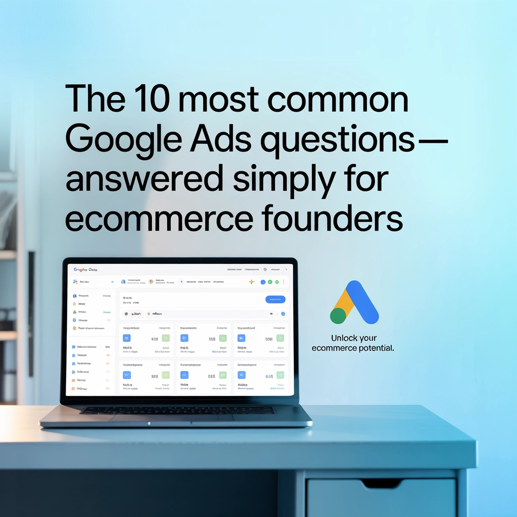 The 10 Most Common Google Ads Questions—Answered Simply for eCommerce Founders
