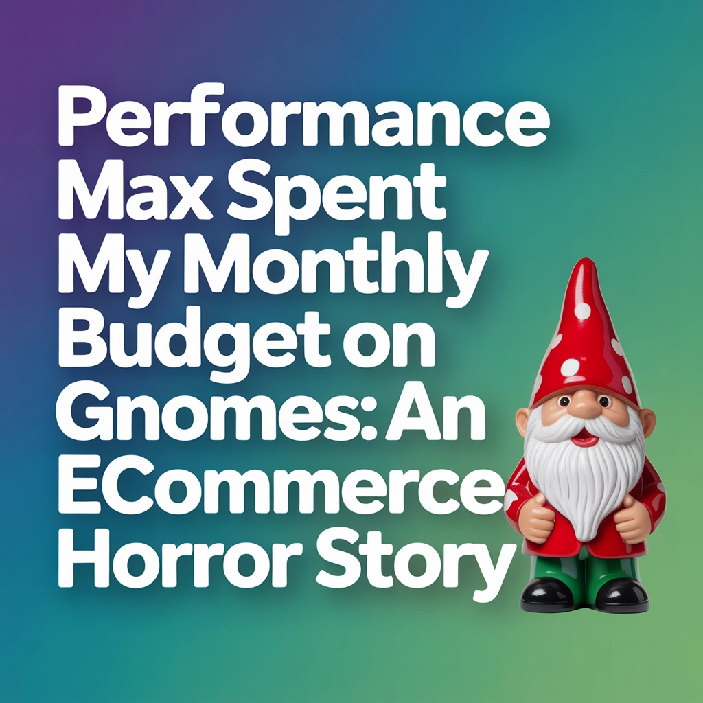 Performance Max Spent My Monthly Budget on Garden Gnomes: An Ecommerce Horror Story