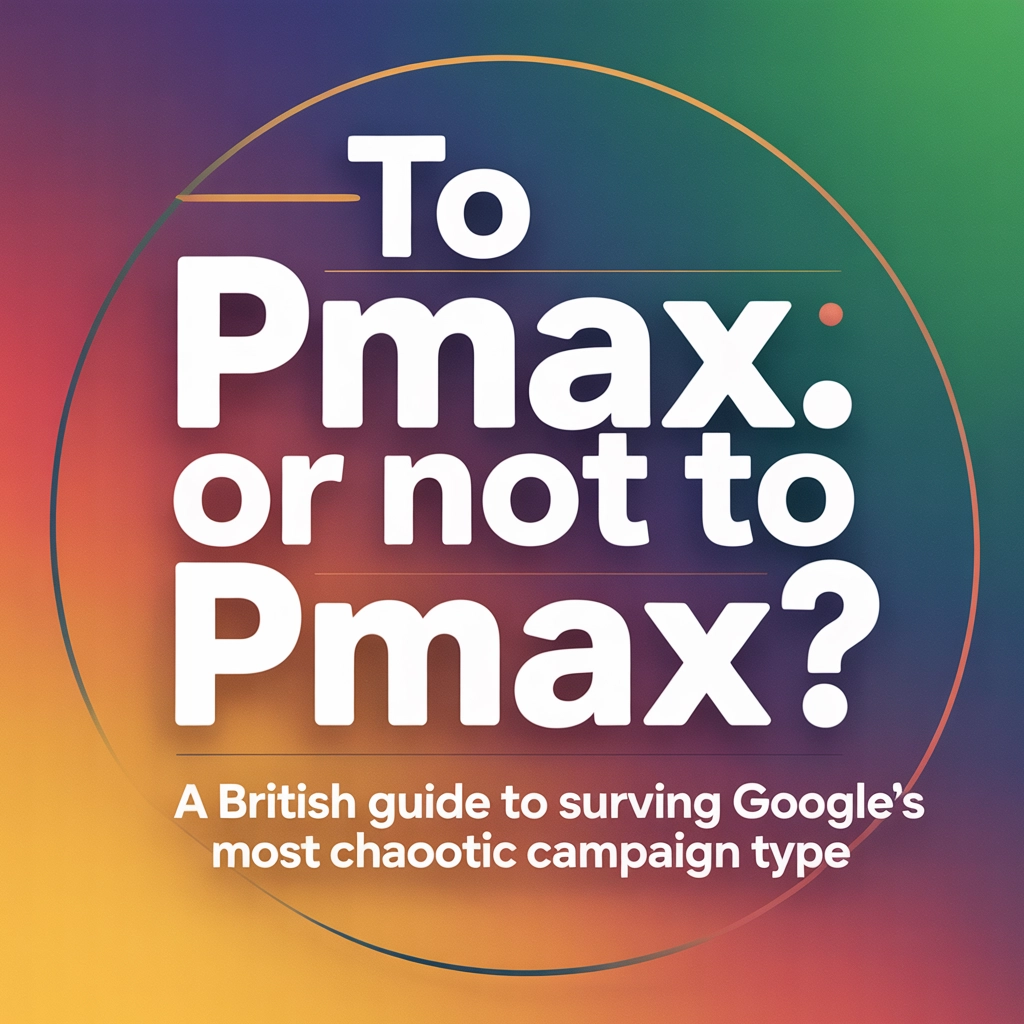 To PMAX or Not to PMAX? A British Guide to Surviving Google’s Most Chaotic Campaign Type