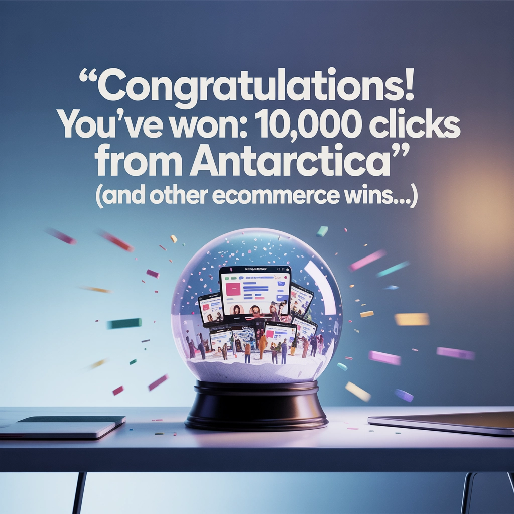“Congratulations! You’ve Won: 10,000 Clicks from Antarctica” (And Other Ecommerce Wins…)