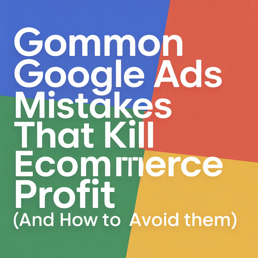 Common Google Ads Mistakes That Kill eCommerce Profit (And How to Avoid Them)