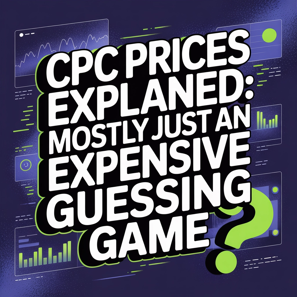 CPC Prices Explained: Mostly Just an Expensive Guessing Game