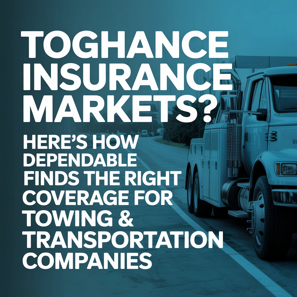Tougher Insurance Markets? Here  How Dependable Brokers Finds the Right Coverage for Towing  Transportation Companies