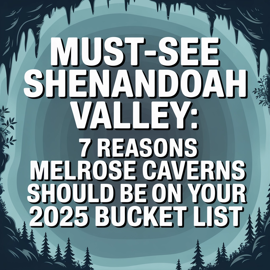 Shenandoah Valley: 7 Reasons Melrose Caverns should be on your 2025 Bucket List