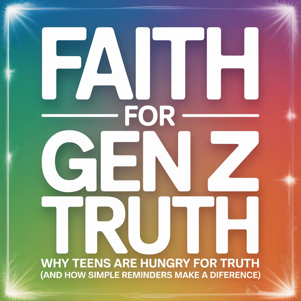 Faith for Gen Z: Why Teens Are Hungry for Truth (and How Simple Reminders Make a Difference)