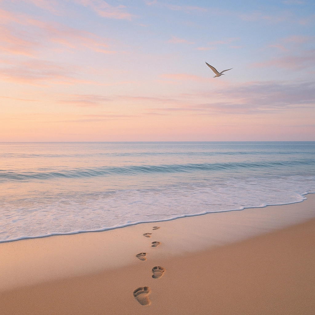 Ocean horizon representing the vastness of God's forgiveness