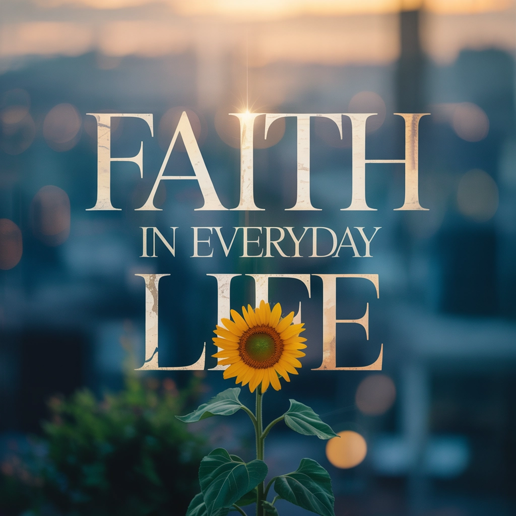 Colorful inspirational image with the word 'Renewed' for everyday faith encouragement