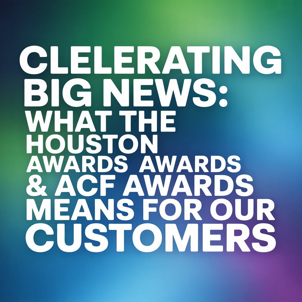 Celebrating Big News: What the Houston Awards & ACF Awards Merger Means for Our Customers
