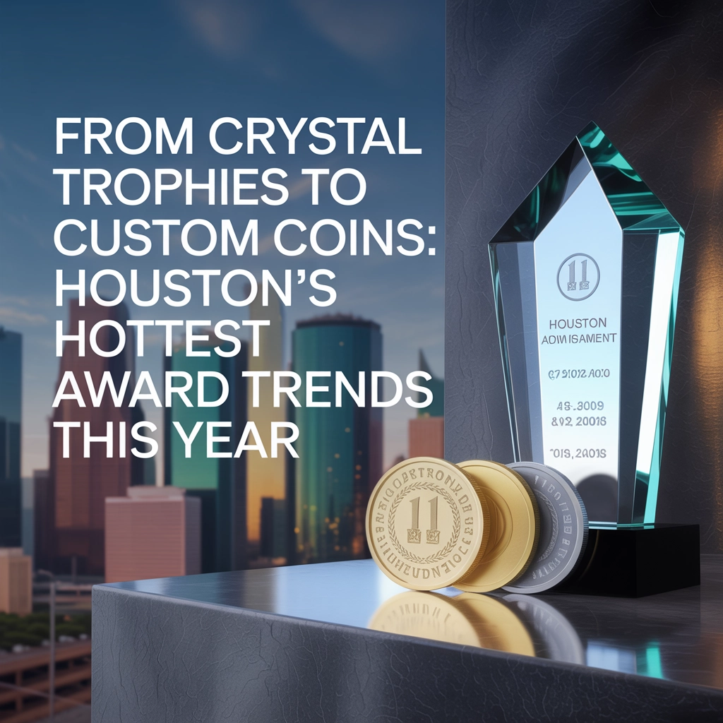 From Crystal Trophies to Custom Coins: Houston’s Hottest Award Trends This Year