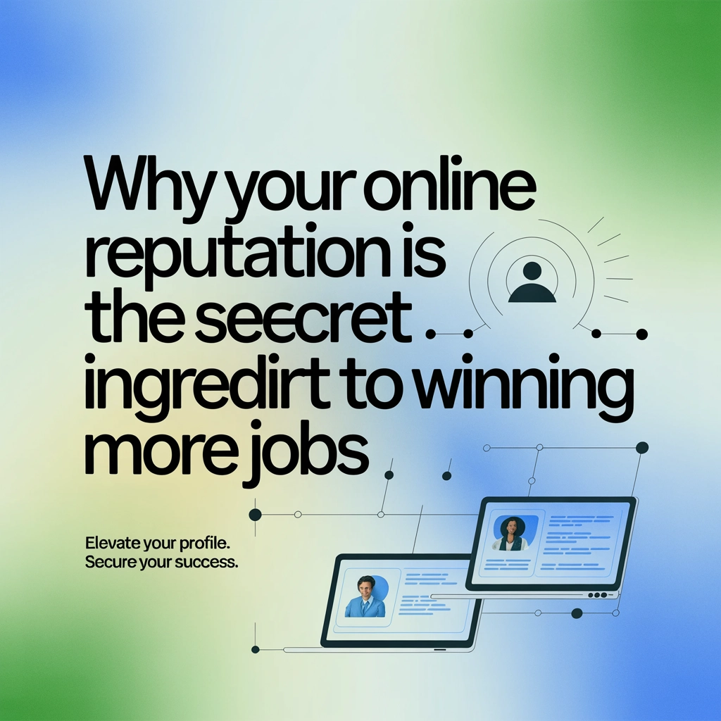Why Your Online Reputation Is the Secret Ingredient to Winning More Jobs