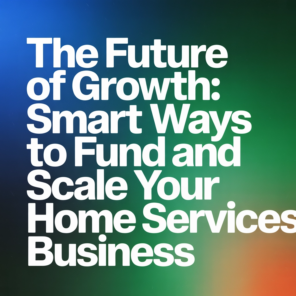 The Future of Growth: Smart Ways to Fund and Scale Your Home Services Business