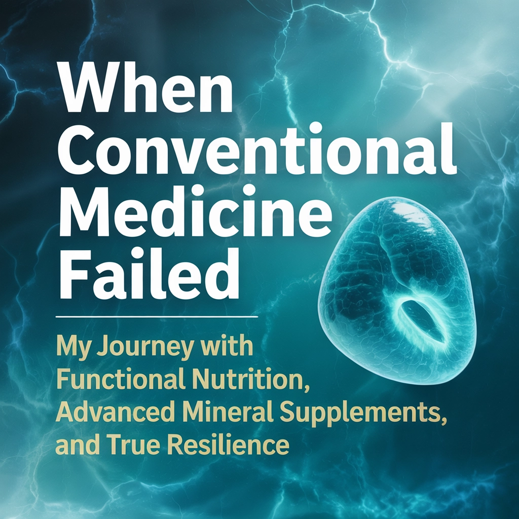 When Conventional Medicine Failed: My Journey With Functional Nutrition, Advanced Mineral Supplements, and True Resilience