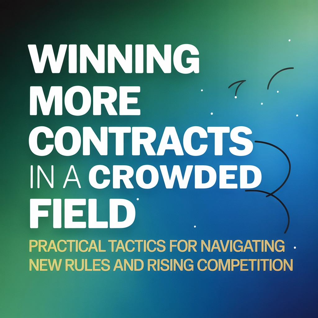 Winning More Contracts in a Crowded Field: Practical Tactics for Navigating New Rules and Rising Competition