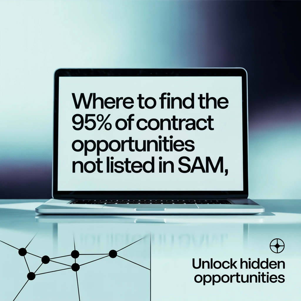 Where to Find the 95% of Contract Opportunities Not Listed in SAM