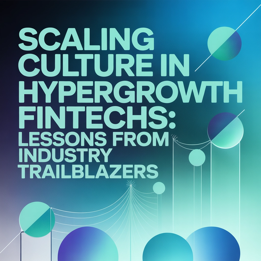 Scaling Culture in Hypergrowth Fintechs: Lessons from Industry Trailblazers