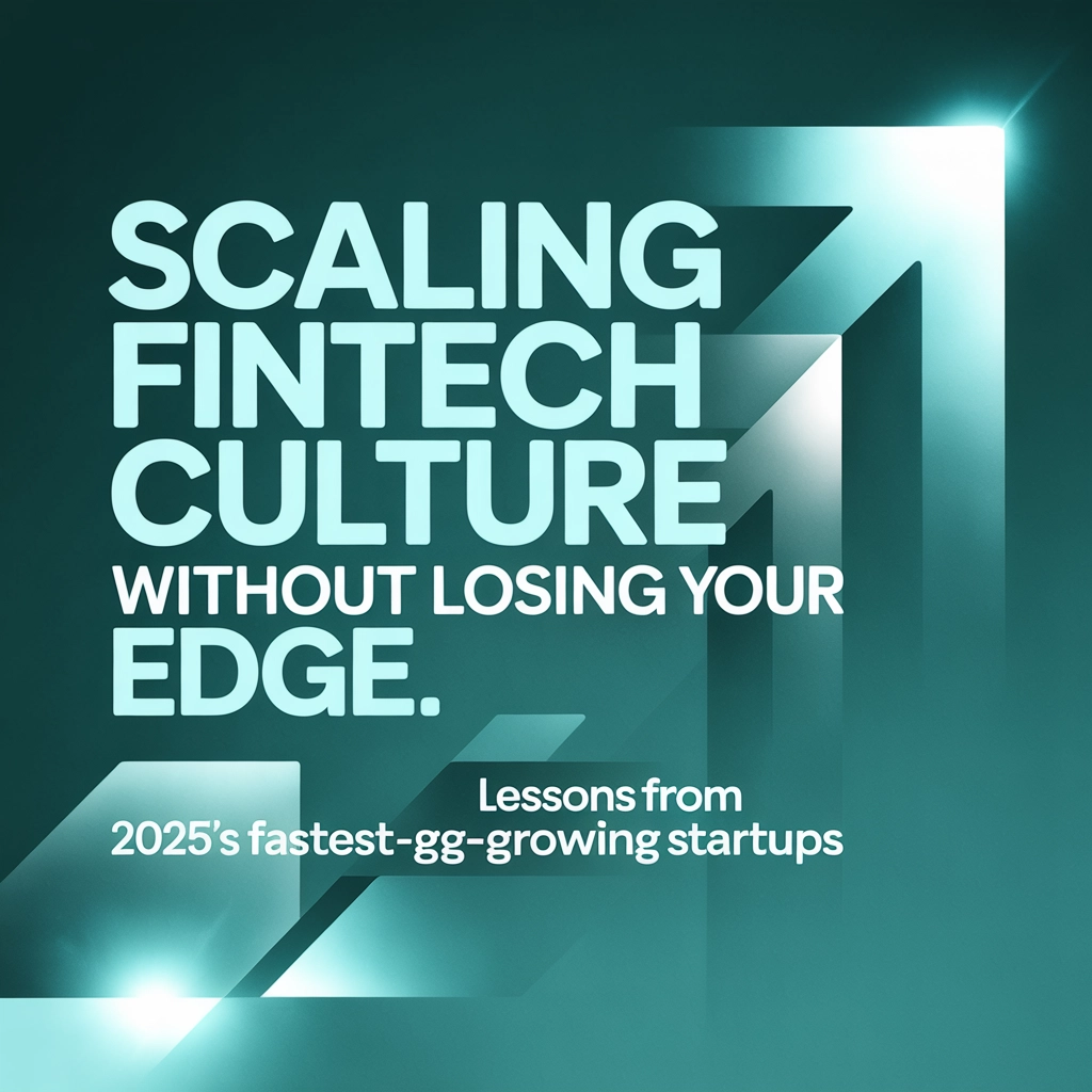 Scaling Fintech Culture Without Losing Your Edge: Lessons from 2025’s Fastest-Growing Startups