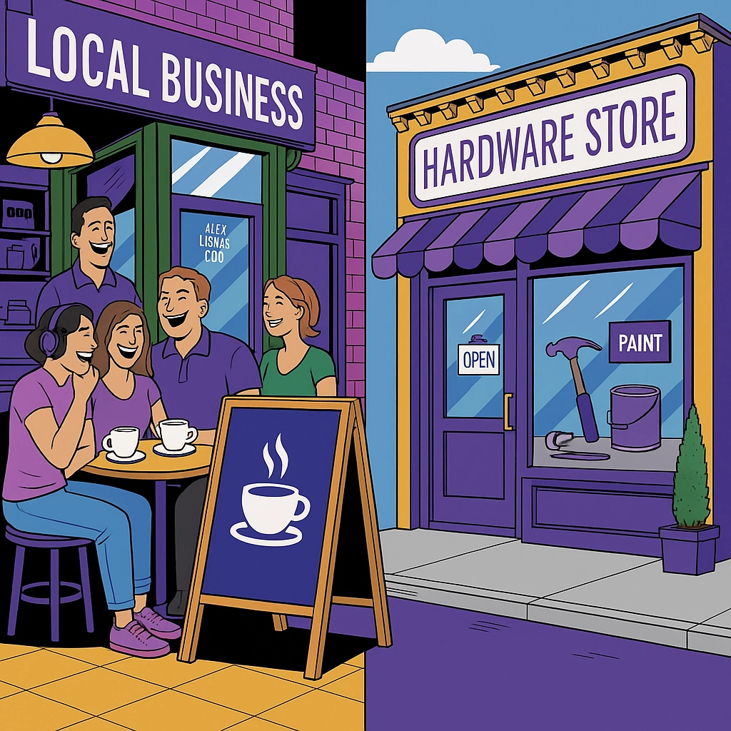 Ad campaign engagement for local business