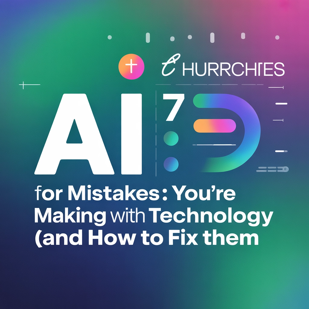 AI for Churches: 7 Mistakes You're Making with Technology (and How to Fix Them)
