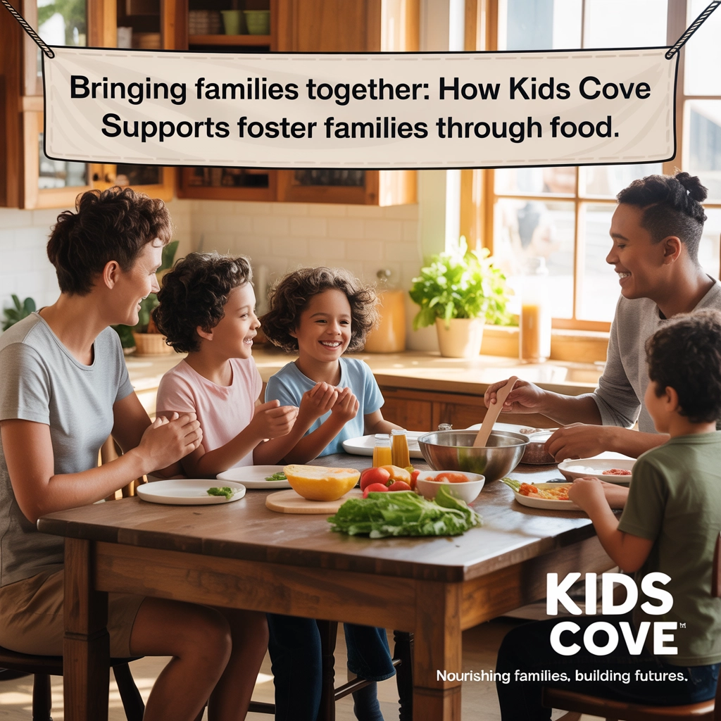 Bringing Families Together: How Kids Cove Supports Foster Families Through Food