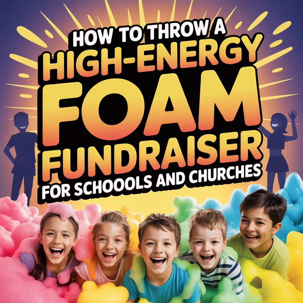 How to Throw a High-Energy Foam Fundraiser for Schools and Churches