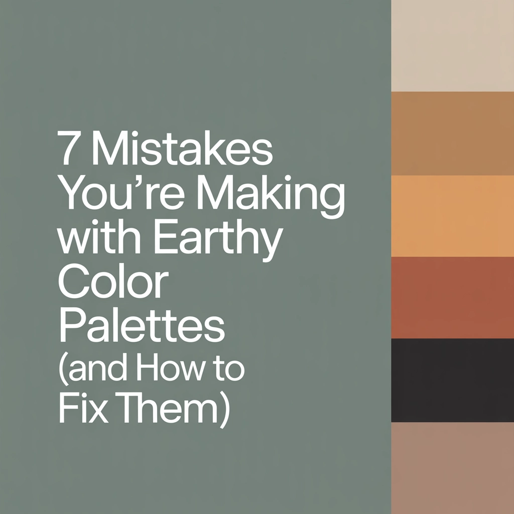 7 Mistakes You're Making with Earthy Color Palettes (and How to Fix Them)