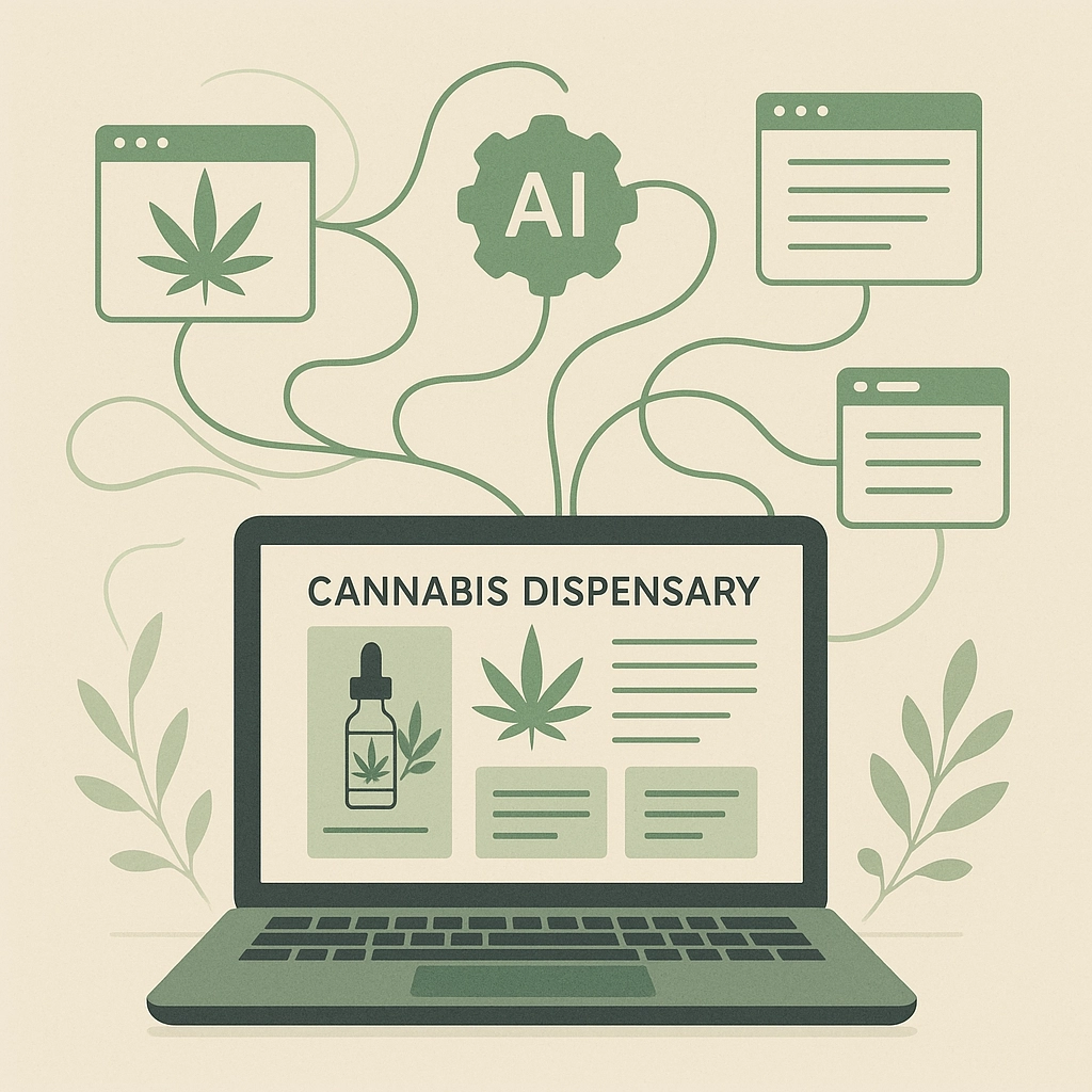 cannabis dispensaries and AI search 