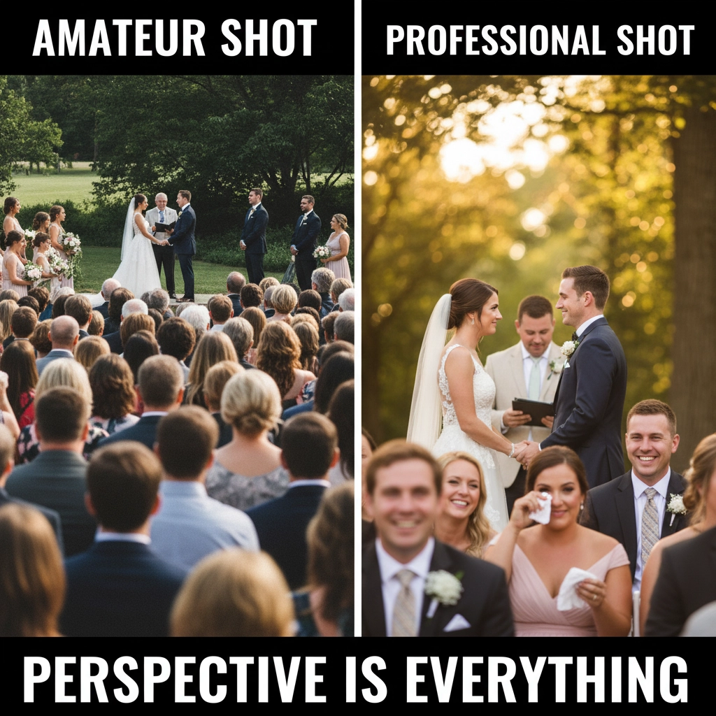 "Capturing the Moment: The Power of Perspective in Wedding Photography"