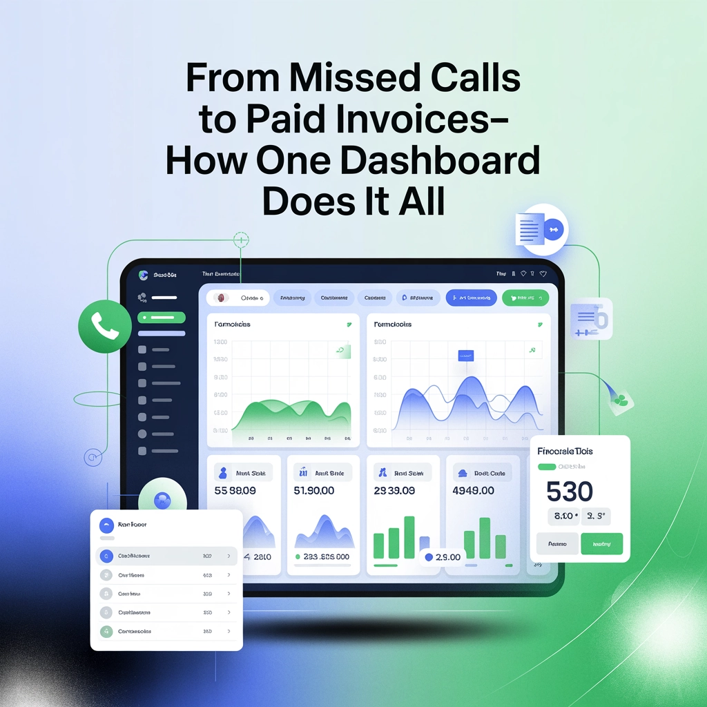 From Missed Calls to Paid Invoices—How One Dashboard Does It All